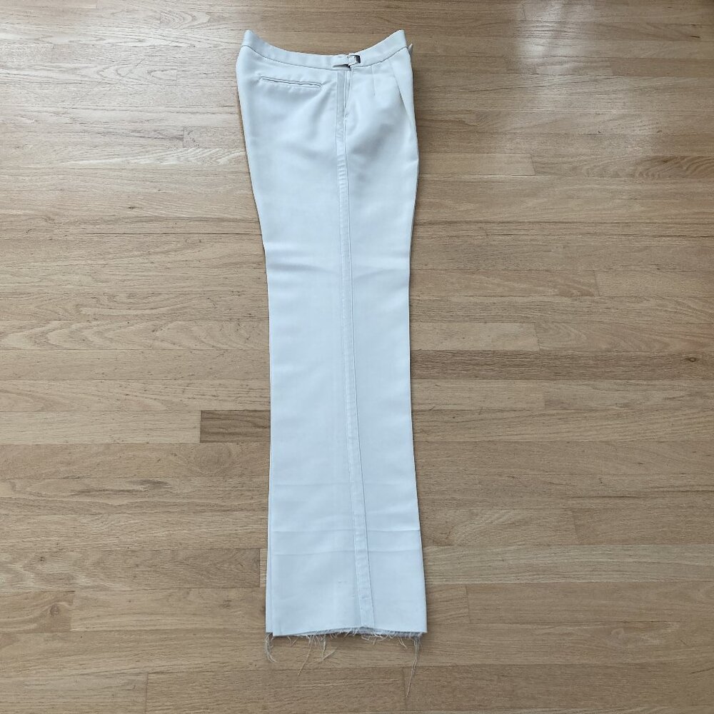 Men's Brand New WhiteTuxedo Pants, Adjustable Waist 33"-35", Unhemmed,